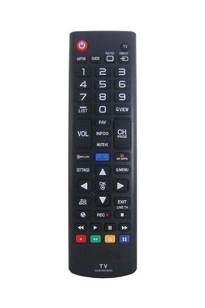 erorex Remote Control For LG Smart TV Black