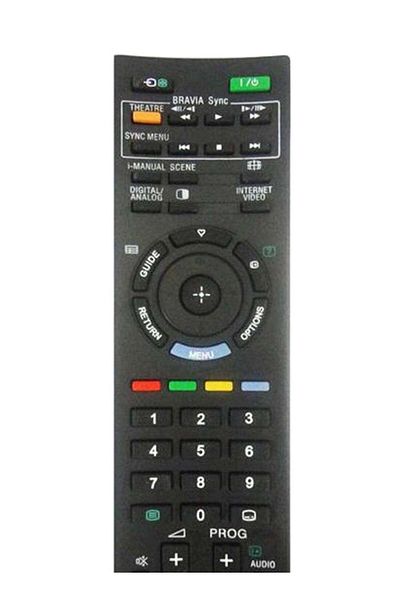 erorex Remote Control For Sony TV Screen Black