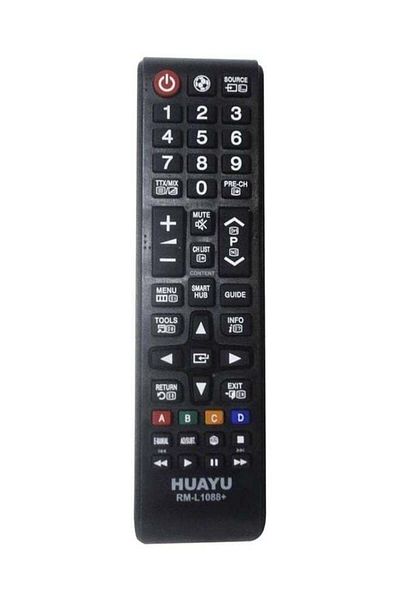 erorex Remote Control For Smart Samsung TV Screen Black