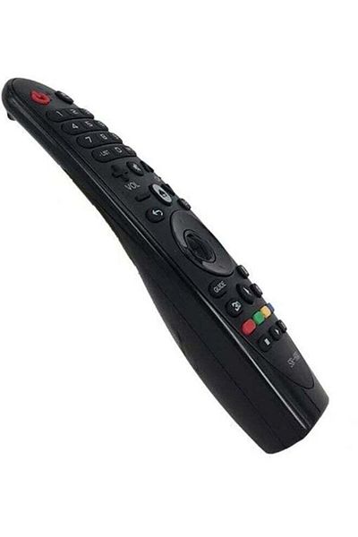 erorex جهاز تحكم عن بعد بديل مع جهاز استقبال للتلفزيون الذكي LG باللون الأسود