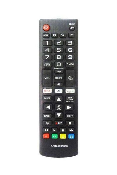 erorex Remote Control For LG TV Black