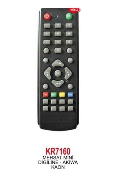 erorex Satellite Remote Control Digiline Kaon Cvs Etc... Satellite Remote Control KR7160