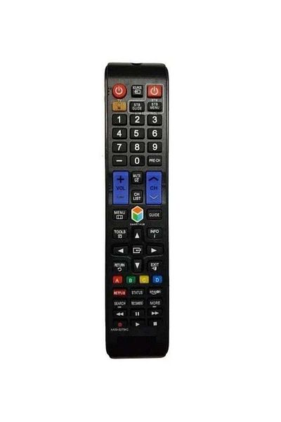 erorex جهاز التحكم عن بعد لتلفزيون سامسونج LCD LED أسود