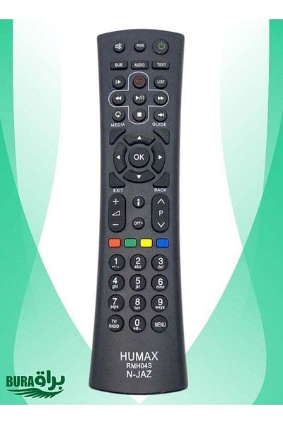 erorex Remote Control For Humax Receivers H04S Black