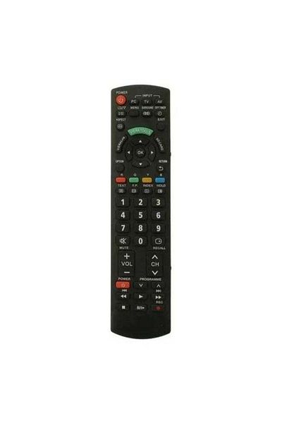 erorex Remote Control For Panasonic TV Black