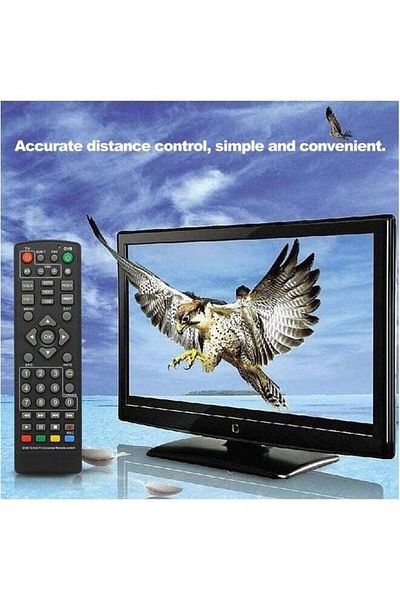 erorex Replacement Universal Remote Control For Smart Tv Stb Controller Black