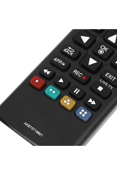 erorex Replacement Wireless Universal TV Remote Control For LG HD LED Smart TV Black
