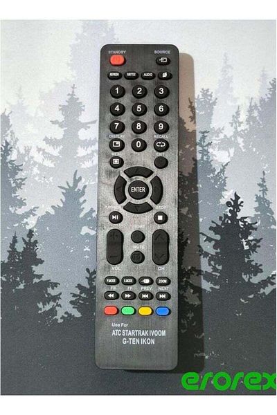 erorex Replacement Universal Remote Control For Atc Startrack Ivoom G-Ten Ikon