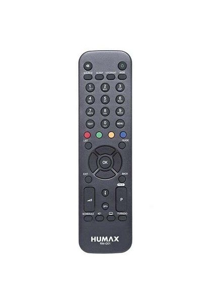 erorex Satellite Receiver Remote Control For Humax Black