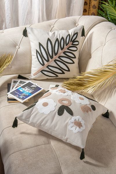 Bade Design Punch 2-Piece Throw Pillow Cover Pillowcase 43X43 (with Book Gift)