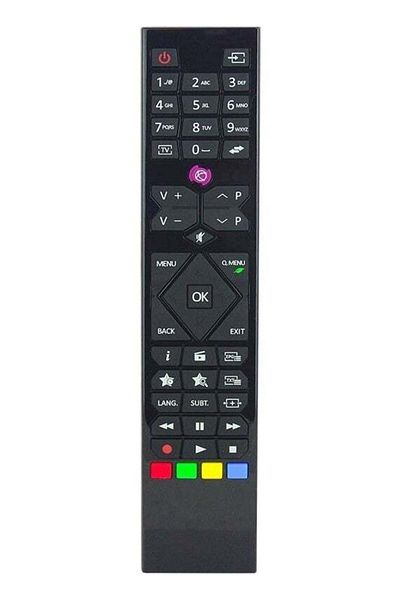erorex Seg LCD LED Plasma TV Compatible Remote Control Baklava Belly Purple Button Long Mold