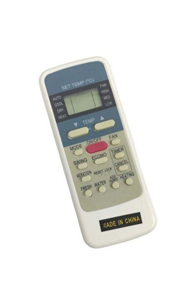 erorex جهاز تحكم عن بعد عالمي لمكيفات الهواء من سوبر جنرال و أو ميديا - أبيض