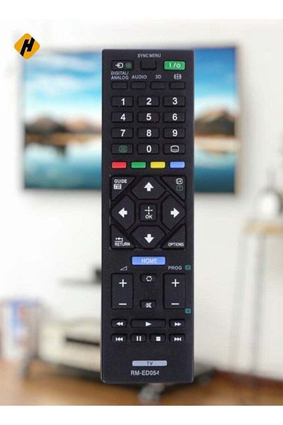 erorex RM-ED054 Replacement Smart TV Remote Controller For Sony KDL-32R420A KDL-40R470A KDL-46R470A Black