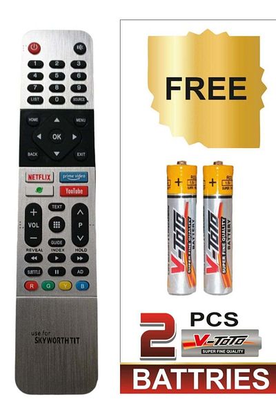 erorex Universal Remote Control for Skyworth TVs, Replacement for LCD LED and 4K Models, Android Compatible