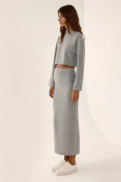 Hiccup Κοντή μπλούζα με μισό ψηλό γιακά με χαλαρή εφαρμογή