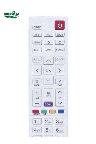 erorex Bein Sport Receiver TV Remote Control White