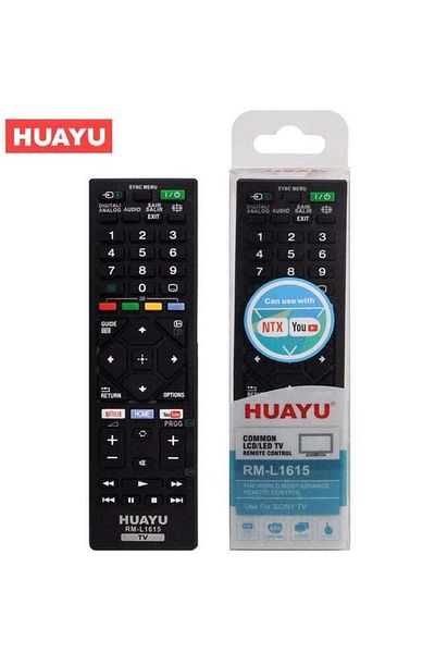 erorex HUAYU RM-L1615 SMART LCD LED TV Replacement wireless Remote Control for Sony