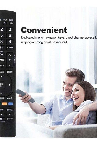 erorex Universal Wireless Tv Remote Control Replacement For Lg Smart Lcd Led Tv Black