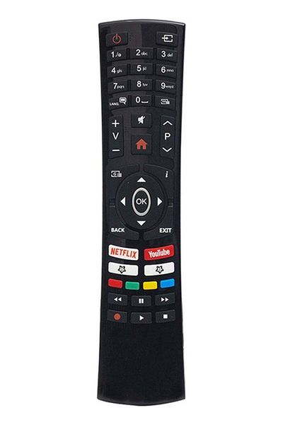 erorex جهاز تحكم عن بعد LCD من Vestel مع أزرار لـ Netflix Youtube