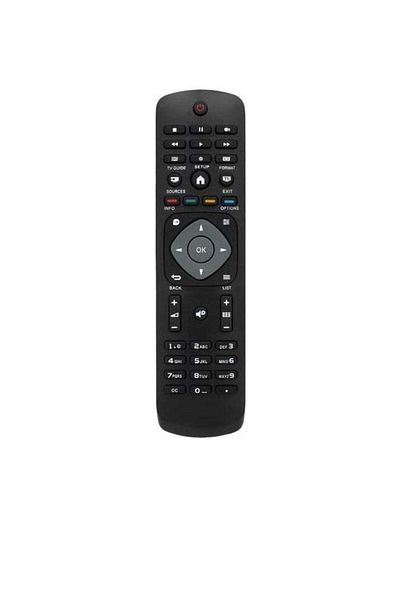 erorex Universal TV Remote Control Black