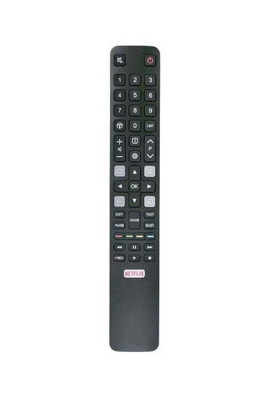 erorex New Replacement Remote Control For TCL Smart, LCD, LED TV's Black