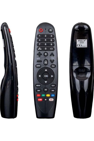 erorex جهاز التحكم عن بعد Telenova لتلفزيون LCD LED بدون أوامر صوتية