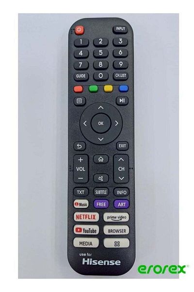 erorex Remote Control For Hisense Tv