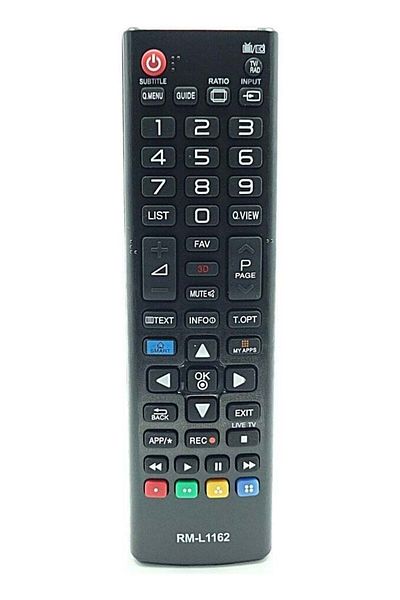 erorex Lg AKB73975716 Smart LED TV Remote Lg Short Black White