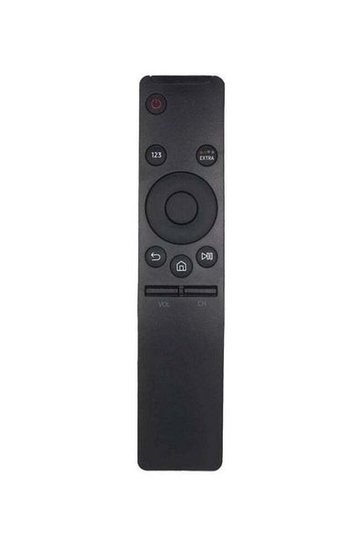 erorex جهاز تحكم عن بعد لاسلكي بالأشعة تحت الحمراء لتلفزيون سامسونج 4K باللون الأسود