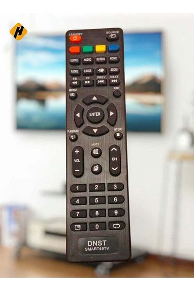 erorex Replacement TV Remote Control For LED LCD Compatible With DNST Smart 49 TV