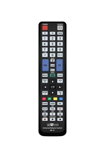 erorex Remote Control For Allmost All Samsung Television Sets Black
