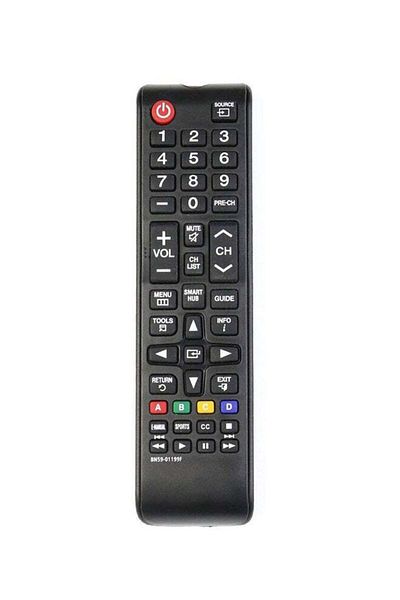 erorex Remote Control for Samsung TV Black