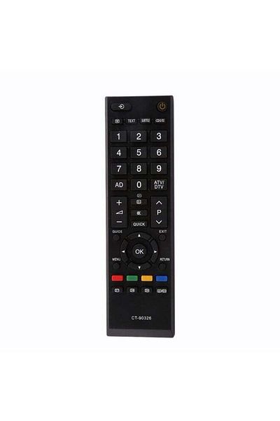 erorex Replacement Remote Control For Toshiba 3D Smart TV Black