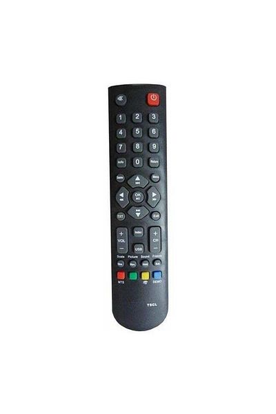 erorex Remote Control For Tcl Tv Black