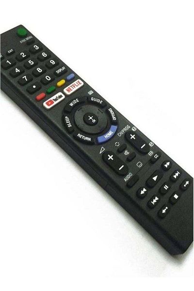 erorex جهاز التحكم عن بعد لشاشة Netflix من Sony باللون الأسود