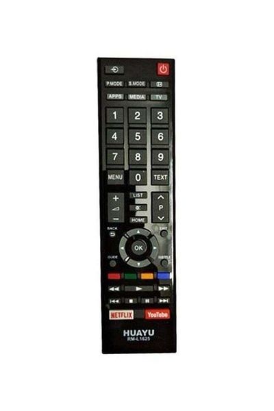 erorex Toshiba Netflix Tv Remote Control Black