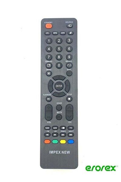 erorex Replacement Remote Control for Impex Smart Tv