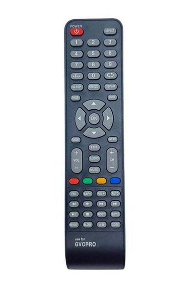 erorex جهاز تحكم عن بعد عالمي بديل لتلفزيون JVC Pro LED LCD الذكي باللون الأسود