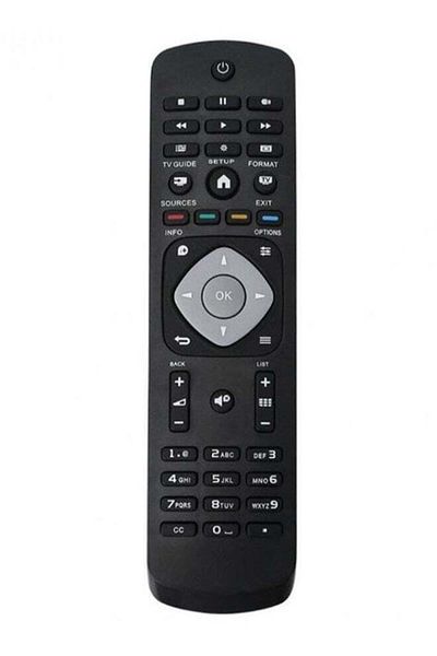erorex Universal Philips Tv Remote Control Black
