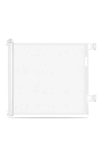 BabySafe Baby Safe Retractable Mesh Gate - White