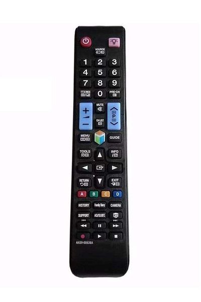 erorex Replacement Wireless Universal TV Remote Control For Samsung HD LED Smart TV Black