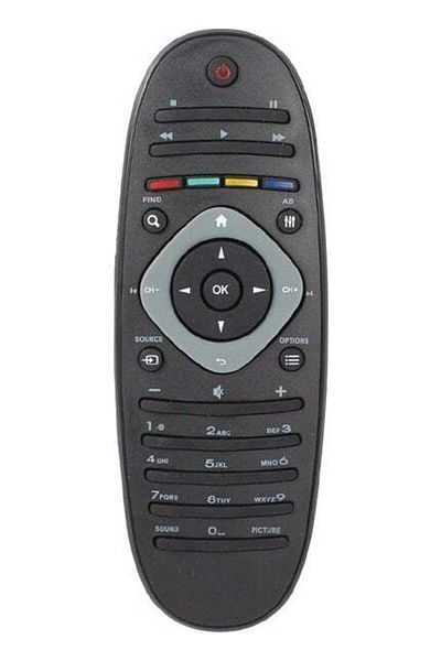 erorex Philips 37Pfl6606H/12 Compatible Smart Led TV Remote Control