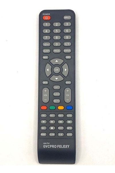 erorex جهاز التحكم عن بعد لتلفزيون GVC Pro Flexy LCD LED