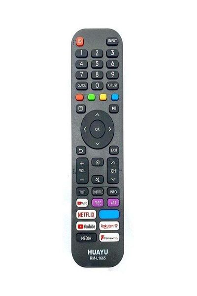 erorex Universal Replacement Remote Control For Smart Lcd Led Rml1665
