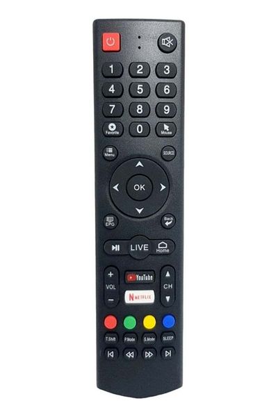 erorex Redline RL4KTV Youtube Netflix Key LCD LED TV Remote 124091
