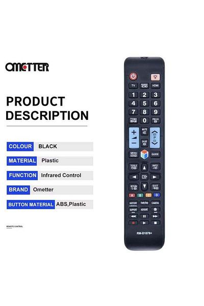 erorex RM-D1078+ Universal LCD Replacement Simplicity for Samsung Smart TV Remote Control