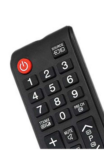 erorex Wireless Smart Remote Control For Smart Digital TV Black