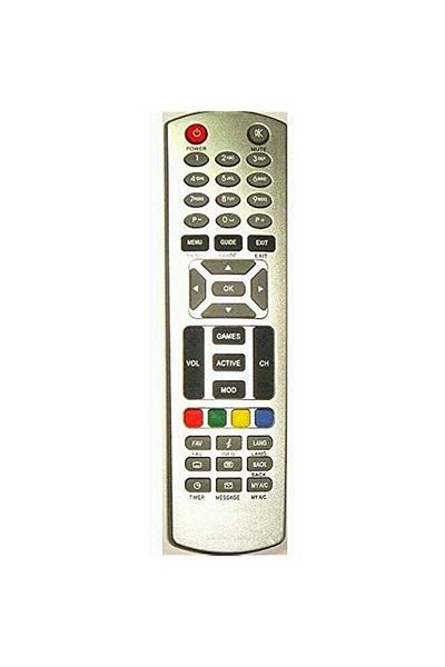 erorex جهاز تحكم عن بعد متوافق مع جهاز التحكم عن بعد Dish Tv Dth - Zenega 4 Set Top Box Dishtv