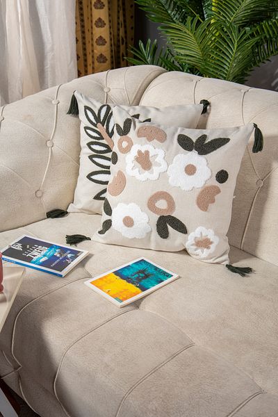 Bade Design Punch 2-Piece Throw Pillow Cover Pillowcase 43X43 (with Book Gift)