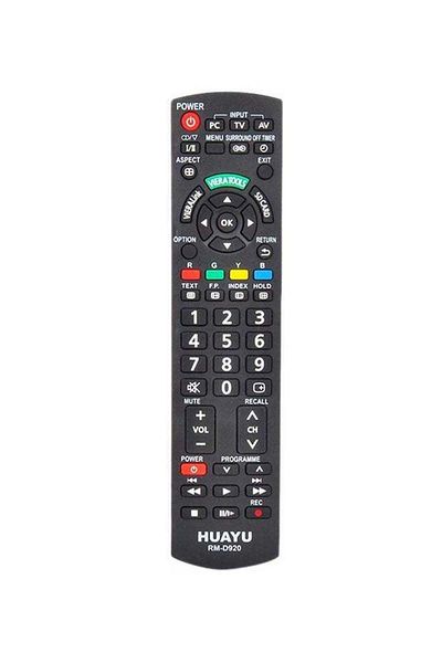 erorex Universal Remote Control For Panasonic Black